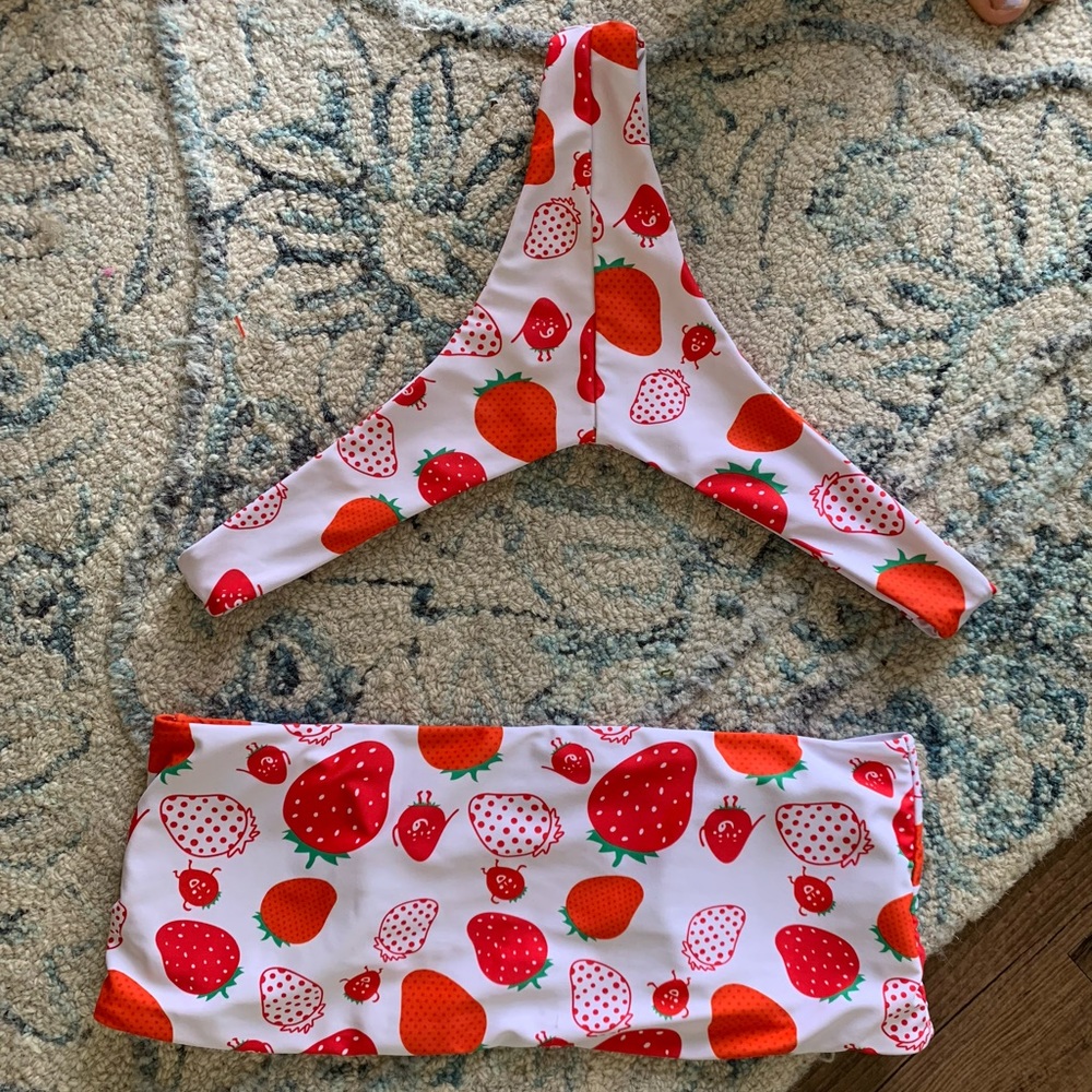 Shein Strawberry Swimsuit